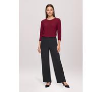 3/4-Arm-Shirt BETTY BARCLAY "Damen mit Rundhalsausschnitt", Damen, Gr. 42, maroon banner, Jersey, Obermaterial: 94% Polyester, 6% Elasthan, Basic, tailliert normal, Rundhals, Shirts 3/4-Arm-Shirt (663