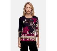 Betty Barclay - Basic Shirt black/dark red - Gr. - 48
