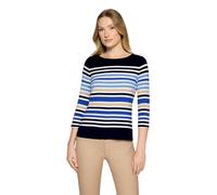 Betty Barclay Ringelshirt Blau 3/4-Arm Damen Größe 42