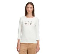 Betty & Co Damen Casual-Shirt mit Print XL, Patch Cream/Black