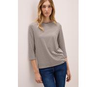 Cecil - Gestreiftes Shirt braun - Gr. - L