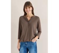 Cecil Damen Shirt im Tunika-Look in Beige, Gr: XS