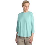 3/4-Arm-Shirt JACK WOLFSKIN "TRAVEL 3 4 T W", Damen, Gr. XXL (48), softjade, heather, Obermaterial: 95% Polyester, 5% sonstige Fasern, Shirts 3/4-Arm-Shirt (60676024-XXL) softjade, heather