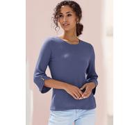 LASCANA 3/4-Arm-Shirt Damen blau Gr.32/34