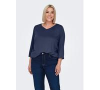 ONLY Carmakoma Bluse in Dunkelblau - Größe 42/44 | Damen Blusen