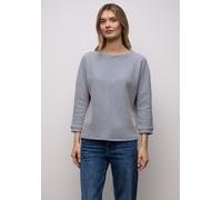 Two-Tone Strukturshirt Blau 34