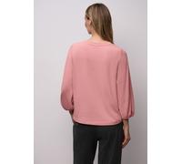 3/4-Arm-Shirt STREET ONE, Damen, Gr. 38, powder pink, Stoff, 63% Polyester, 34% Viskose, 3% Elasthan, unifarben, normal normal, Rundhals, elastischer Bund, Shirts 3/4-Arm-Shirt, aus softem Materialmix