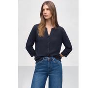 Street One - Shirt im Tunika-Look blau - Gr. - 40