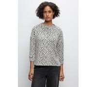 3/4-Arm-Shirt STREET ONE, Damen, Gr. 40, soft beige, Stoff, 65% Nylon, 20% Polyester, 15% Viskose, animal-print, normal normal, Rundhals, Bündchen, Shirts 3/4-Arm-Shirt, mit 3/4 Ärmeln (56818654-40) s