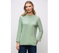 Street One Frauen Basic Turtleneck Shirt in Grün, Gr: 42