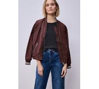 Street One Frauen Shirt im Melange-Look in Blau, Gr: 44