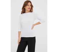 3/4-Arm-Shirt VERO MODA "VMPANDA MODAL 3/4 TOP JRS NOOS" Gr. M, weiß (bright white) Damen Shirts (57323318-M) bright white