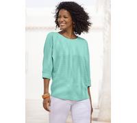 VIVANCE 3/4-Arm-Shirt Damen türkis Gr.40/42