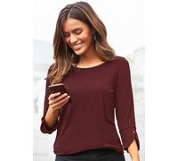 VIVANCE 3/4-Arm-Shirt Damen beere Gr.36/38