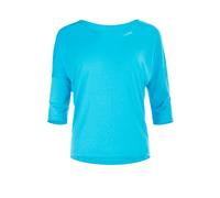3/4-Arm-Shirt WINSHAPE "MCS004", Damen, Gr. L, blau (sky blau), 50% Modal, 50% Baumwolle, Rundhals, Shirts 3/4-Arm-Shirt, Ultra leicht (82558423-L) sky blau