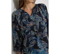 3/4-Arm Tunika mit Split Neck und Print