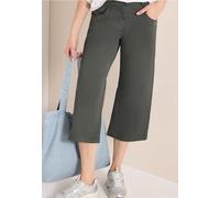 3/4 High Waist Wide Leg Hose im Loose Fit