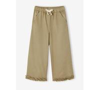 3/4-Hose aus Lyocell/Baumwolle Mädchen khaki Gr. 92/98 von vertbaudet