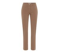 3/4-Hose BRAX "Style MARON S", Damen, Gr. 38, Normalgrößen, braun (taupe), Web, 71% Baumwolle, 20% Lyocell, 9% Elasthan, Hosen (75467947-38) taupe
