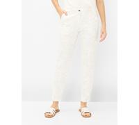 3/4-Hose BRAX "Style MARON S", Damen, Gr. 42K (21), Kurzgrößen, vintage, Web, 78% Baumwolle, 19% Lyocell, 3% Elasthan, Hosen (35344929-21) vintage