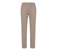 3/4-Hose BRAX "Style MARON S", Damen, Gr. 48 (L96), Langgrößen, taupe, Web, 71% Baumwolle, 20% Lyocell, 9% Elasthan, Hosen (59740536-96) taupe