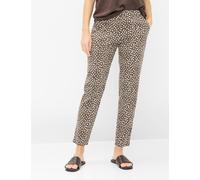 3/4-Hose BRAX "Style MARON S", Damen, Gr. 48, Normalgrößen, dunkelbraun, Web, 78% Baumwolle, 19% Lyocell, 3% Elasthan, Hosen (93187235-48) dunkelbraun