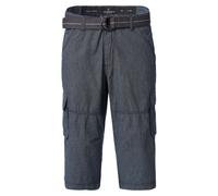 3/4-Hose CASAMODA "CASAMODA 3/4 - Bermuda BEN uni", Herren, Gr. 42, Normalgrößen, grau (graues mittelblau), 100% Baumwolle, Hosen (58935744-42) graues mittelblau