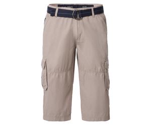 3/4-Hose CASAMODA "CASAMODA 3/4 - Shorts uni", Herren, Gr. 32, Normalgrößen, beige, 100% Baumwolle, Hosen (95556967-32) beige