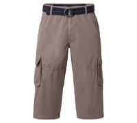 3/4-Hose CASAMODA "CASAMODA 3/4 - Shorts uni", Herren, Gr. 38, Normalgrößen, braun (hellbraun), 100% Baumwolle, Hosen (66760630-38) hellbraun
