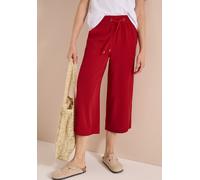 Cecil Damen 3/4 Wide Leg Hose im Loose Fit in Rot, Gr: S
