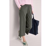 Cecil High Waist Wide Leg Hose im Loose Fit Clear Khaki XL