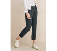 3/4-Hose CECIL "Style Scarlett", Damen, Gr. 30, Länge 26, slate khaki, Web, Obermaterial: 97% Baumwolle, 3% Elasthan, unifarben, tailliert 3/4-Länge, Hosen, 3/4 Länge im 4-Pocket-Stil (18570401-30) sl