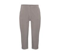 3/4-Hose "GS 15 WMN PNTS GOTS", Damen, Gr. 46, Normalgrößen, grau, Obermaterial: 98% Baumwolle, 2% Elasthan;Futter: 100% Baumwolle, G.I.G.A. DX BY KILLTEC, Hosen, Caprihose aus Bio-Baumwolle, Comfort-