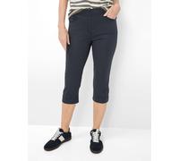 Raphaela by Brax Damen Caprihose Style PAMINA CAPRI NAVY, dunkelblau, Gr. 36K