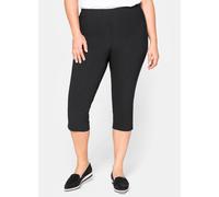 Sheego Caprihose mit Schlupfbund, aus Bengalin 42 schwarz