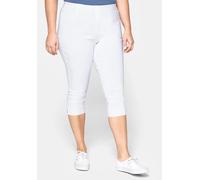 3/4-Hose SHEEGO "Große Größen" Gr. 58, Normalgrößen, weiß Damen Hosen (82469545-58) weiß