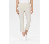 3/4-Hose STEHMANN "Ina", Damen, Gr. 34, N-Gr, kalklight,1037, Web, Obermaterial: 65% Viskose, 30% Polyamid, 5% Elasthan, unifarben, regular fit 3/4-Länge, Hosen, 3/4-Länge mit Stretch (68656410-34) ka