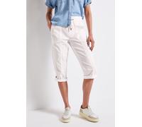 Street One Frauen 3/4-Hose mit Turn-Up in Weiß, Gr: 46