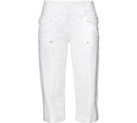 Gerade 3/4-Hose mit Krempelfunktion, weiß, Gr.54