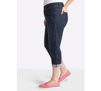 Sheego 3/4-Jeans für kräftigere Oberschenkel 40 dark blue