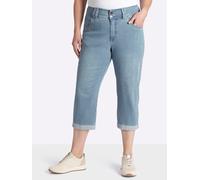 Sheego 3/4-Jeans für kräftigere Oberschenkel 42 blue-bleached