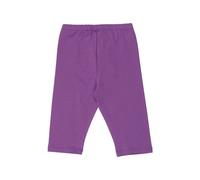 3/4-Leggings Lila Uni Bio-Baumwolle GOTS - Walkiddy 98
