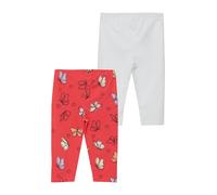 Doppelpack Capri-Leggings 128 rot|weiß 2179542.42A2.128