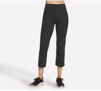 3/4-Leggings SKECHERS "GOWALK PANT LITE", Damen, Gr. M (38/40), N-Gr, schwarz, Obermaterial: 88% Nylon, 12% Elasthan, Hosen, sportlicher Stil, für Fitness und sportliche Aktivitäten (82562933-M) schwa