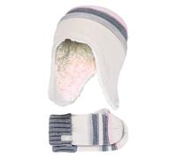 HEAT HOLDERS - Mädchen Winter Warme Sanft Hut und Fäustlinge (3-6 Jahre, Butter)