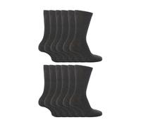 (3-6 Jahre, Grau) Sock Snob - Sock Snob - 12er Pack Kinder Socken Einfarbig | Baumwolle Socken für Schule