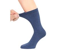 3-6 Paar Diabetikersocken Herren Socken ohne Gummibund Damen Diabetiker Socken ohne drückende Naht schwarz blau grau