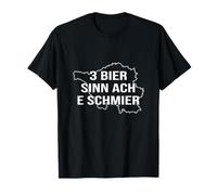 3 Bier sinn ach e Schmier Saarland T-Shirt