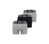 Levi's Herren Boxershorts Repeat-Logo – 3er-Pack, Grau-Combo, Größe XL