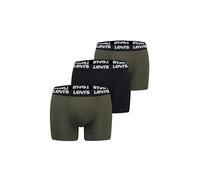 Levi's Wiederholungslogo Herren 3er Pack Shorts Khaki Kombi S